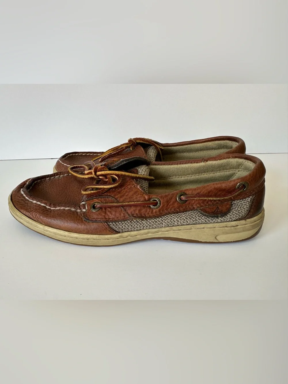Women’s Sperry Top-Sider Leather Boat Shoes 7.5M